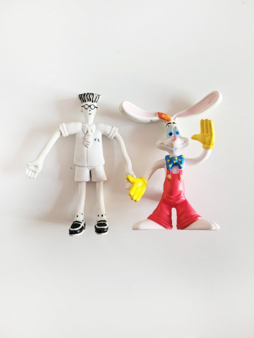 Vintage Fido Dido and Who Framed Roger Rabbit Bendable Figures